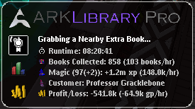 ARKLibrary Pro — 148k Magic XP/hour, 103 books/hour