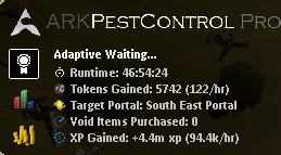 ARKPestControl Pro — 46 hour run, 5,742 tokens, 122 tokens/hour