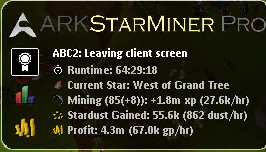 64-hour ARKStarMiner Pro run